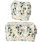 Détails raffinés: Trousse de maquillage femme arbore un design ingénieux: sa forme carrée simple et ses lignes épurées la rendent facile à ranger, se glissant facilement dans un sac à dos ou une valise, tout en optimisant l'espace intérieur. La fermeture éclair est douce et soyeuse, s'ouvrant d'un simple geste pour un accès facile et pratique. La broderie sur Trousse a maquillage n'est pas simplement imprimée, mais crée un effet tridimensionnel grâce à la broderie