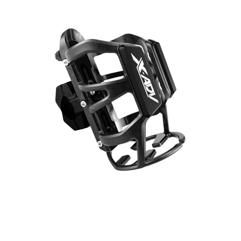 Porte-Bouteille Rotatif pour Moto pour ADV 350 160 pour Forza 750 350 NSS350 PCX160 X-ADV 750 Porte-bidon De Moto Porte-gobelet Porte-Bouteille(Black-XADV)
