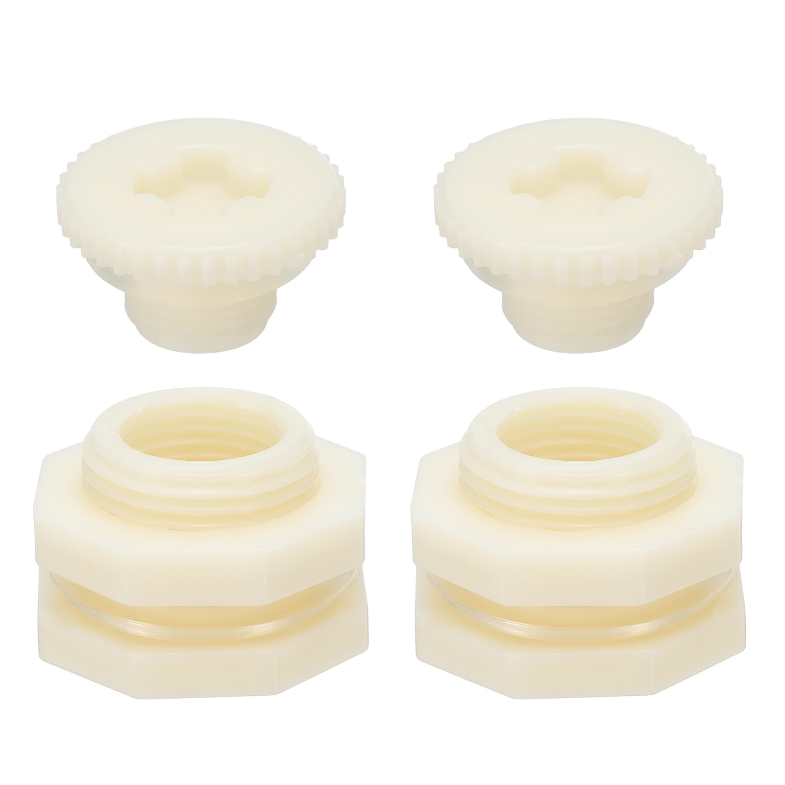 PATIKIL ABS Bulkhead Fitting G 1/2