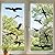 Window Alert Bird Stickers Silhouettes Glass Door Protection Save Birds, black - by FMJI