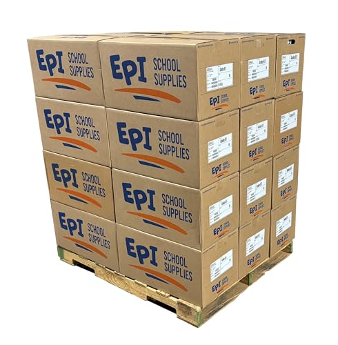 EPI Essentials Bulk School Supplies for Kids – Kindergarten to 12th Grade School Supply Packs – Wide-Ruled Bundle with Classroom-Ready Standard List Essentials – 240 Boxes per Pallet