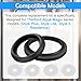 34120 RV Toilet Seal Kit Replacement Waste Ball Seal & Floor Base Gasket for Thetford Aqua-Magic Style Plus/Style Lite/Style II/Residence Toilets Stops Leaks & Odors, Easy No-Tool Installation