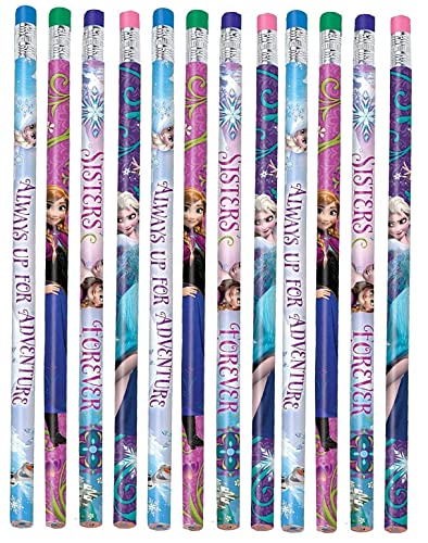 Set escolar Frozen con estuche y 12 lápices miniatura 4