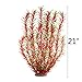Aquarium Plastic Plants Large, Artificial Plastic Long Fish Tank Plants Decoration Ornaments Safe for All Fish 21 Inches Tall (J07 Wine&Green)
