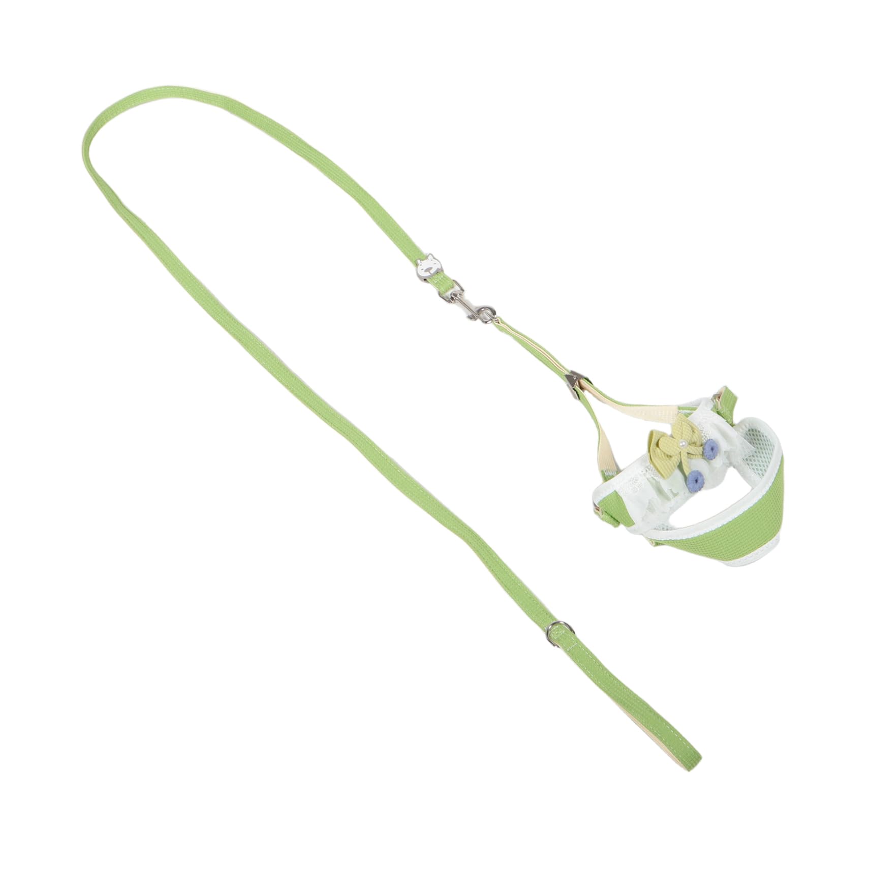 BESTonZON Medium Dog Leash and Harness Set for Dog Walking Portable and Adjustable