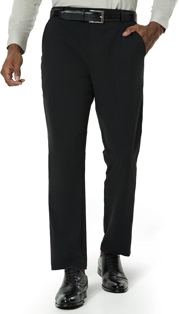SNOWTEN Mens Pro Dress Pants Classic Fit Stretch Work Dress Pants