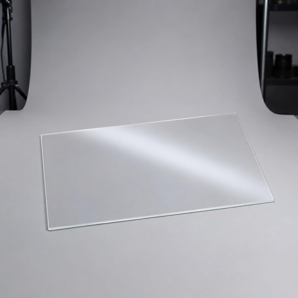 predolo Anti- Glasplatte nach Maß, 270x214mm, entspiegelt für Fotografen – klare Glasplatte für Modelle V750/V850/4990, 270X214X3MM