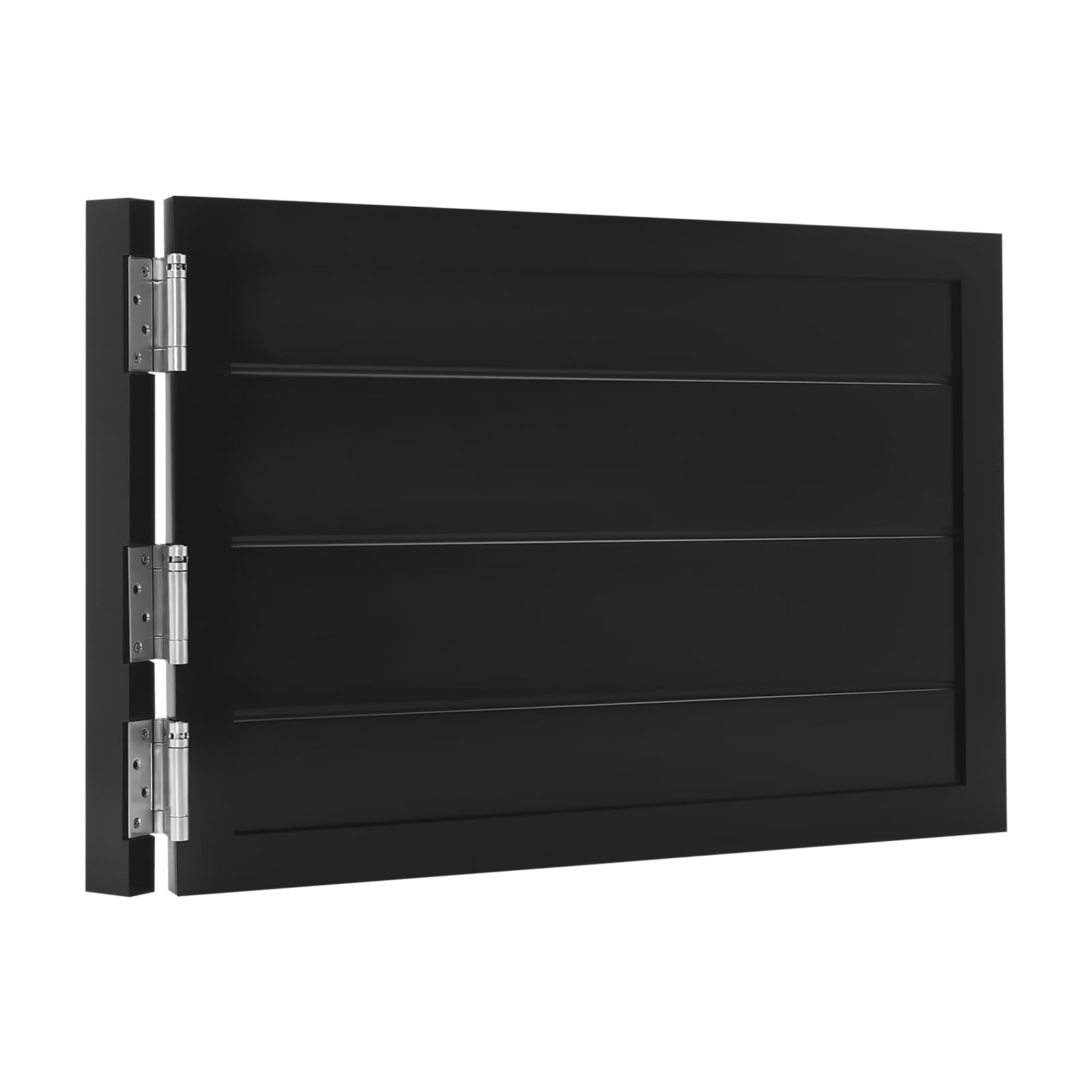 Saloontüren Porte battante de café en bois massif Porte battante Porte battante intérieure 90 x 60 cm, Porte pendulaire à barre simple, porte intérieure décorative pour garde-manger (noir)