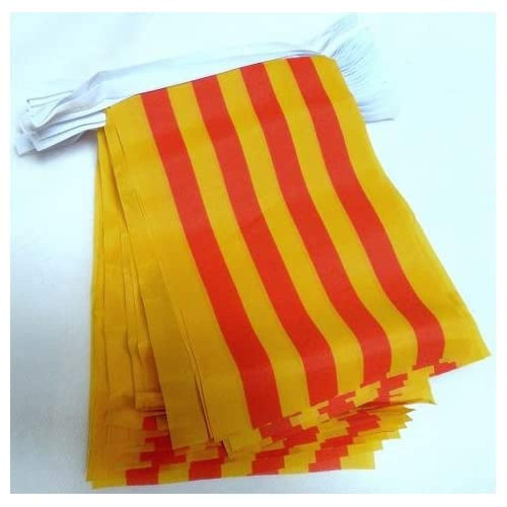 Petit drapeau Catalogne bois 4x3/6,5cm - par 144