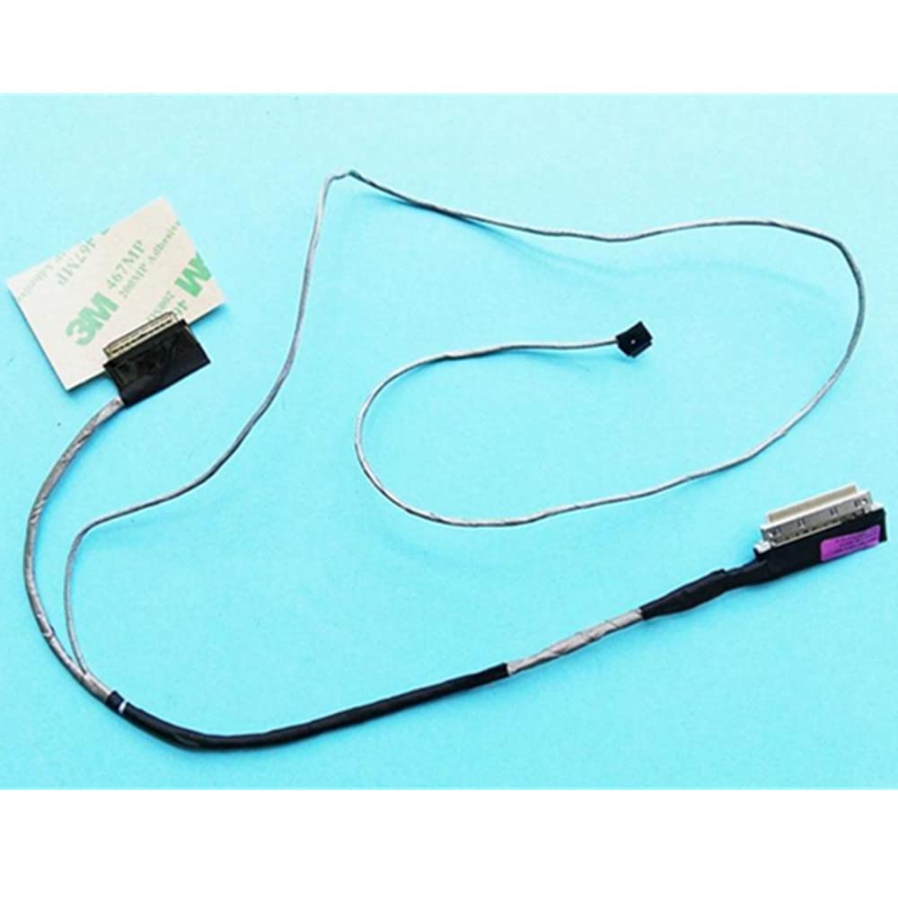 Câble d'écran Lenovo Edge 15 avec nappe d'alimentation LED noire pour réparation PC - 2