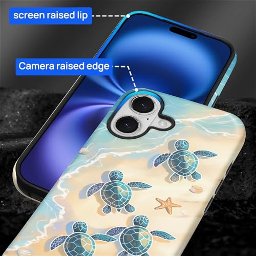 Coque PT 17 silicone liquide mat antichoc tortue de plage - 5