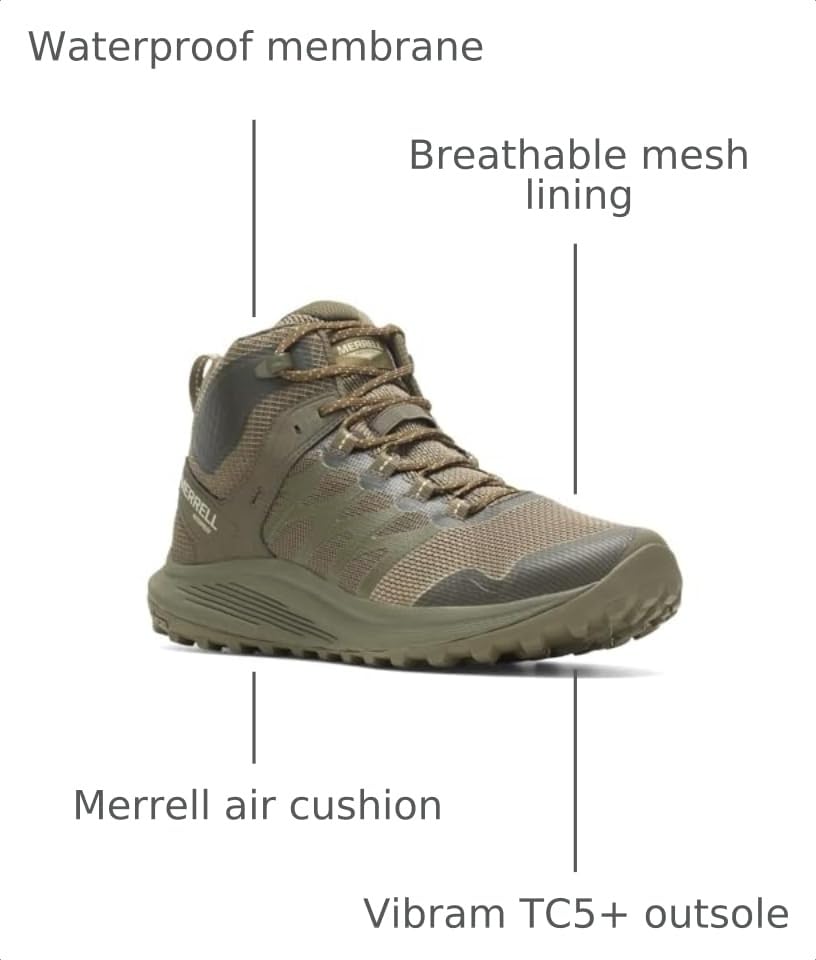 Image of Merrell Men's Nova 3 Tactical Mid Waterproof