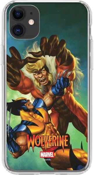 Skinit Clear Phone Case Compatible with iPhone 11 - Officially Licensed Marvel X-Men Rogue Design