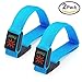 BSEEN 2 Pack LED Armbands for Running - Glow in The Dark Safety Running Gear LED Bracelet Sports Wristbands (Fluorescent Blue)