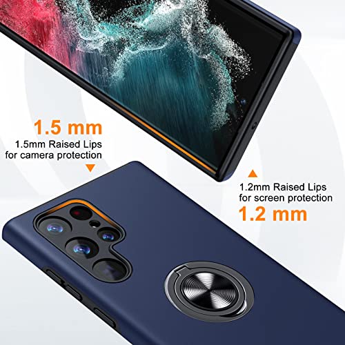 JAME for Samsung Galaxy S22 Ultra Case Ring Stand Shockproof Phone Case by JAME - Used condition - Image 4