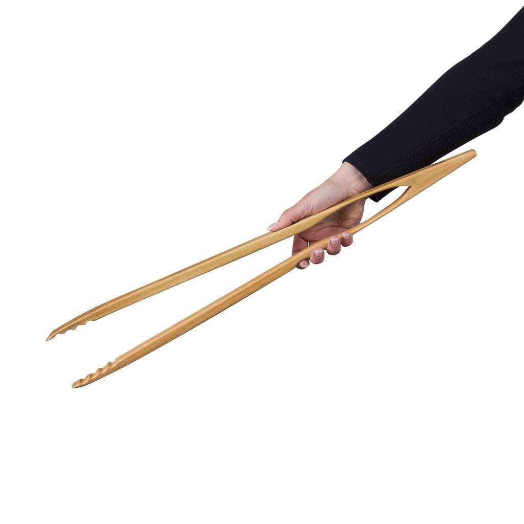Grillzange Zetzsche 60 cm lang aus Buchen Holz, made in Germany