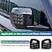 Defender Rearview Mirror Cover | Gloss Black ABS Anti-Scratch Protection Guards | Land Rover Defender 2020-2025 90 110 130 Accessories |(Rearview Mirror Cover)