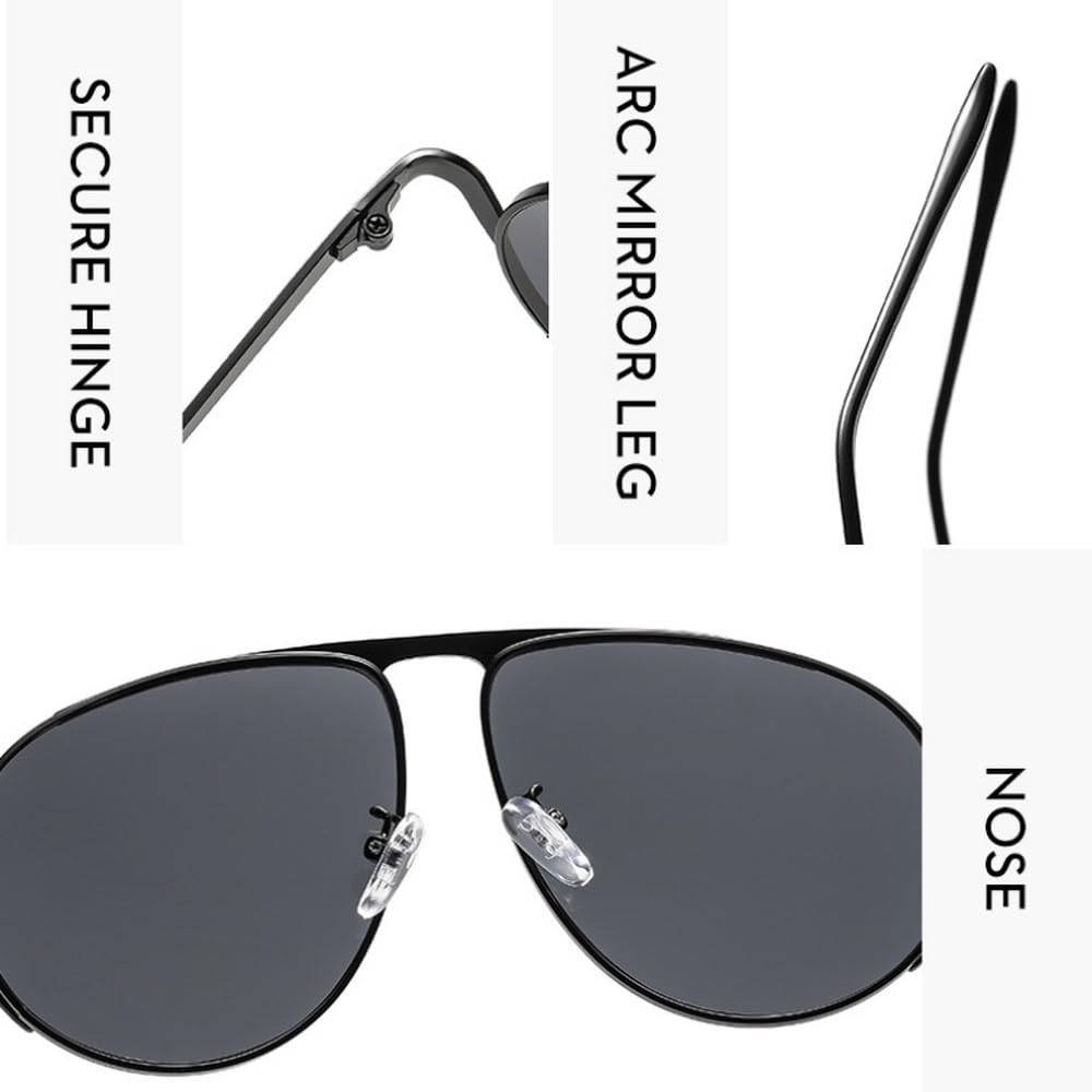 Occhiali da sole rotondi anti-UV400, occhiali alla moda per la spiaggia e i viaggi.