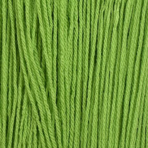 Image of Ganga Alisha Light Green (200 gm) Wool Hank Hand Knitting Wool /Art Craft Soft Fingering Crochet Hook Yarn, Needle Knitting Yarn Thread dye X