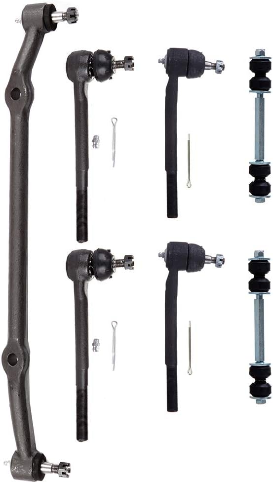 INEEDUP NEW 7 Set of Center Link Inner Outer Tie Rod Ends Sway Bar Links For Chevy El Camino For Malibu Monte Carlo For Caballero For Century For Oldsmobile Cutlass Supreme For Pontiac Grand Prix