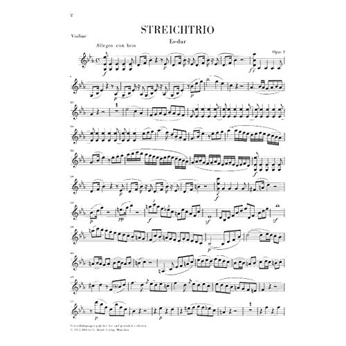 Trios + Duo. Violine, Viola, Violoncello: Besetzung: Streichduos und -trios (G. Henle Urtext-Ausgabe)