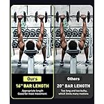 Pair of 16" Olympic Dumbbell Handles, Loadable Dumbbell Bars for 2-inch Olympic Weight Plates Great for Home Gym Strength Training, Weight Bars with 2 Pair of Spring Collars - Image 5