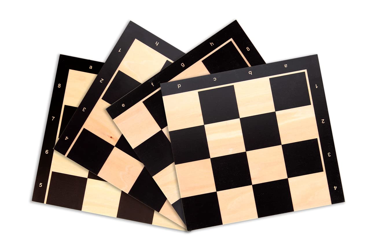 Aquamarine Games Schachbrett 40x40 Cm – Aus Holz, Inkl. Patch-Spielfeld