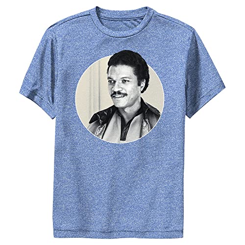 T-shirt Star Wars garçon Lando Calrissian bleu chiné en taille M
