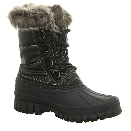 Skechers Women's Windom Winter Boot,Black,6 M US