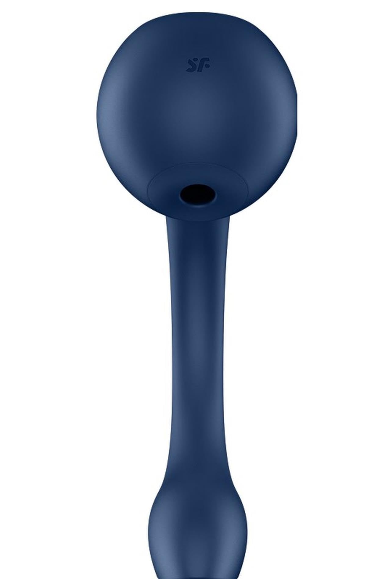 Satisfyer Pro+ Wave 4 Connect App | 23 cm | 2 in 1: vibratore Air Pulse e per il punto G | Tecnologia robotica | Ricaricabile | Impermeabile (IPX7) | Silicone delicato sulla pelle
