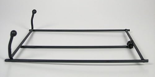 Miniatura 13 de Soportes de exhibición de caballete de metal negro, paquete de 3 caballetes, cada uno mide 6 pulgadas de alto x 6 pulgadas de ancho