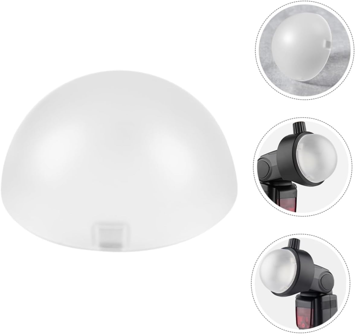 Camera Flash Dome Diffuser Soft Light Lamp Cover for Photography Versatile Design for Even Light Distribution Compatible Flash Units
