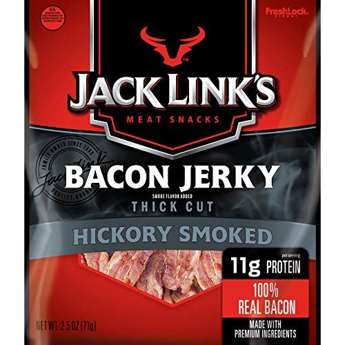 Jack Link's Hickory Smoked Bacon Jerky 2.5oz (4 bags)