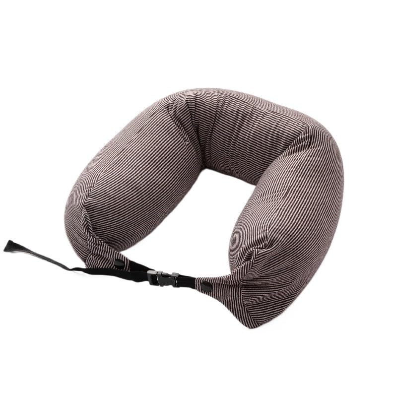 Oreiller de voyage japonais en microbilles pour le bureau et l'avion