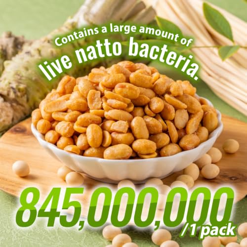 AMAGURA Japanese Dry Natto Snack 5.29 Oz, Fresh Diet Support Beans／Wasabi - image 5