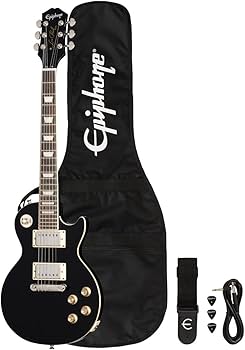 Amazon | Epiphone/Power Players Les Paul Dark Matter Ebony
