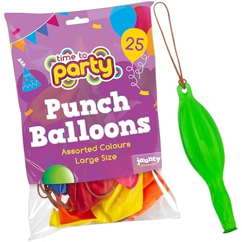 Jaunty Partyware 25 Large Punch Balloons Cover