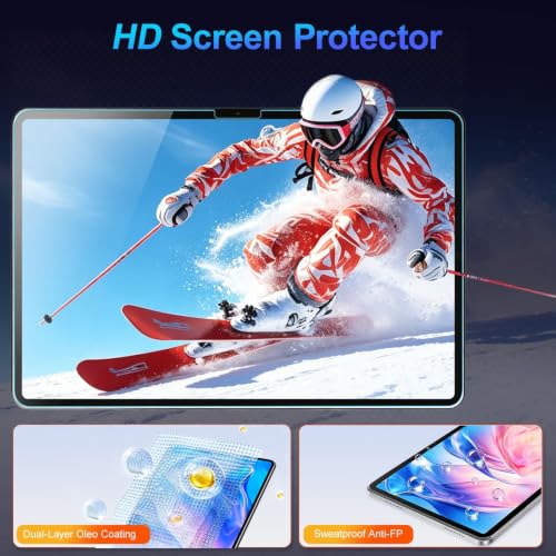 Image of 2 Pack Tempered Glass Screen Protector for iPad 11th (A16) 2025 /iPad 10th Generation 2022, 9H 0.3mm Ultra Sensitive, High Transparency Film Guard