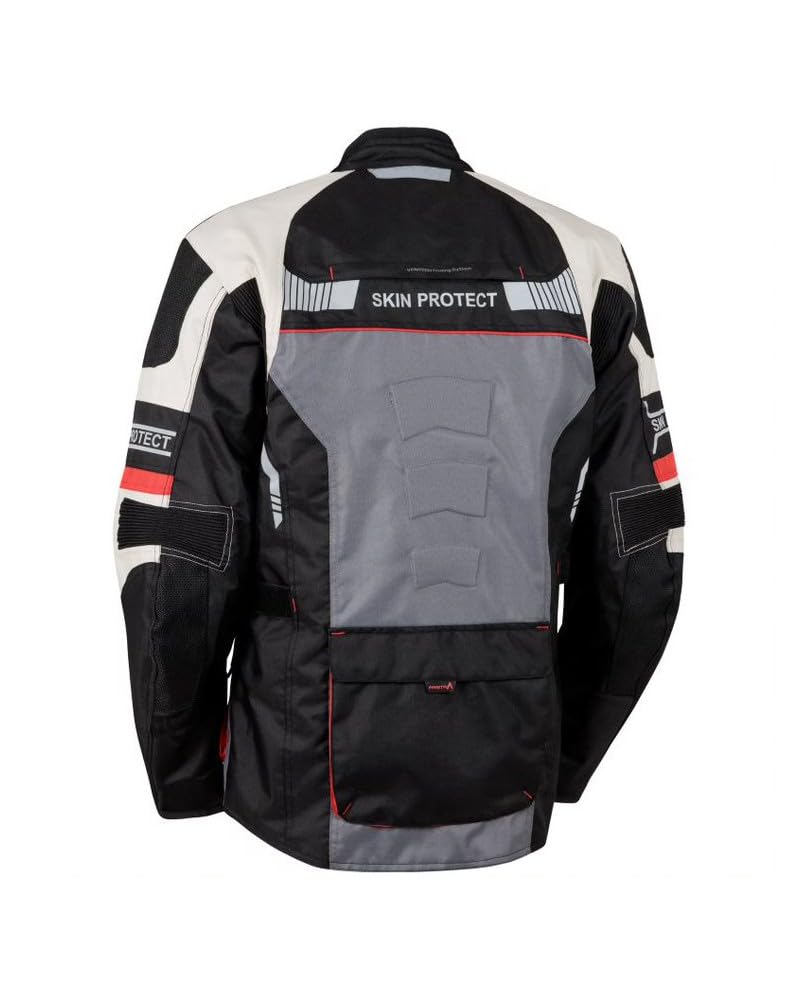 ARISTA CHAQUETA DE MOTO BLACK AVENTURA