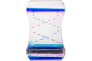 Captivating Liquid Hourglass: An Enchanting Decor and Stress Reliever