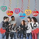 Black Glitter Welcome to the Team Banner, Hanging Swirls, Sign, Decorations for New Employee, Coworker, Teacher, Colleague, Staff, Team Member Office Party - Image 5