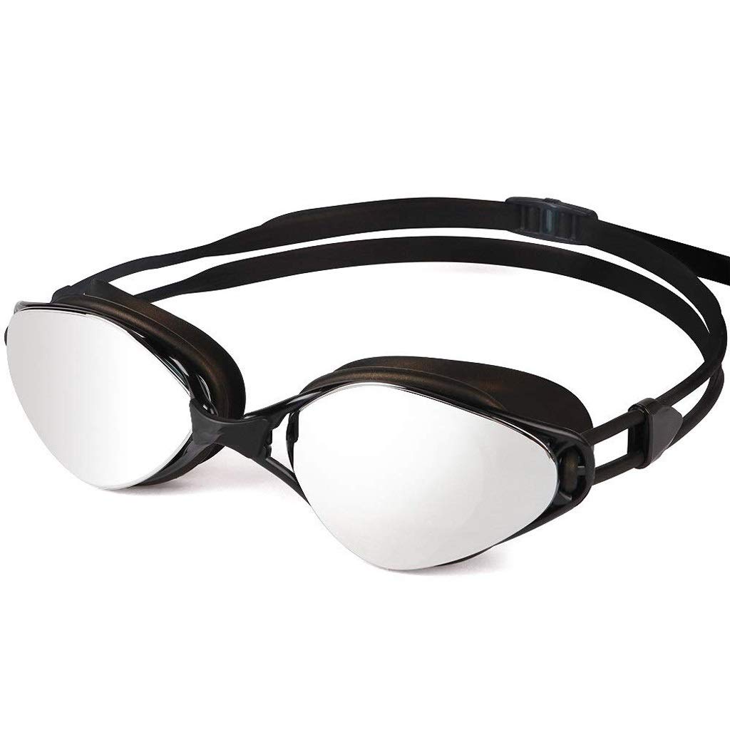 Occhialini da Nuoto, Occhialini da Nuoto Senza Perdite Occhialini da Nuoto per Triathlon Antiappannamento, per Adulti Uomini Donne Giovani Bambini, Scelta Multipla (Colore : A) (A)