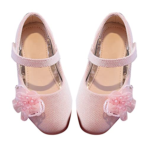 Baby Girls Sweet Flower Shoes Soft Soled Single Shoes Wedding Party Princess Shoes Dance Shoes Toddler Shoes2