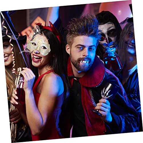Masques de Couple Halloween Healeved Haute Qualité en Métal Ciselé - 2