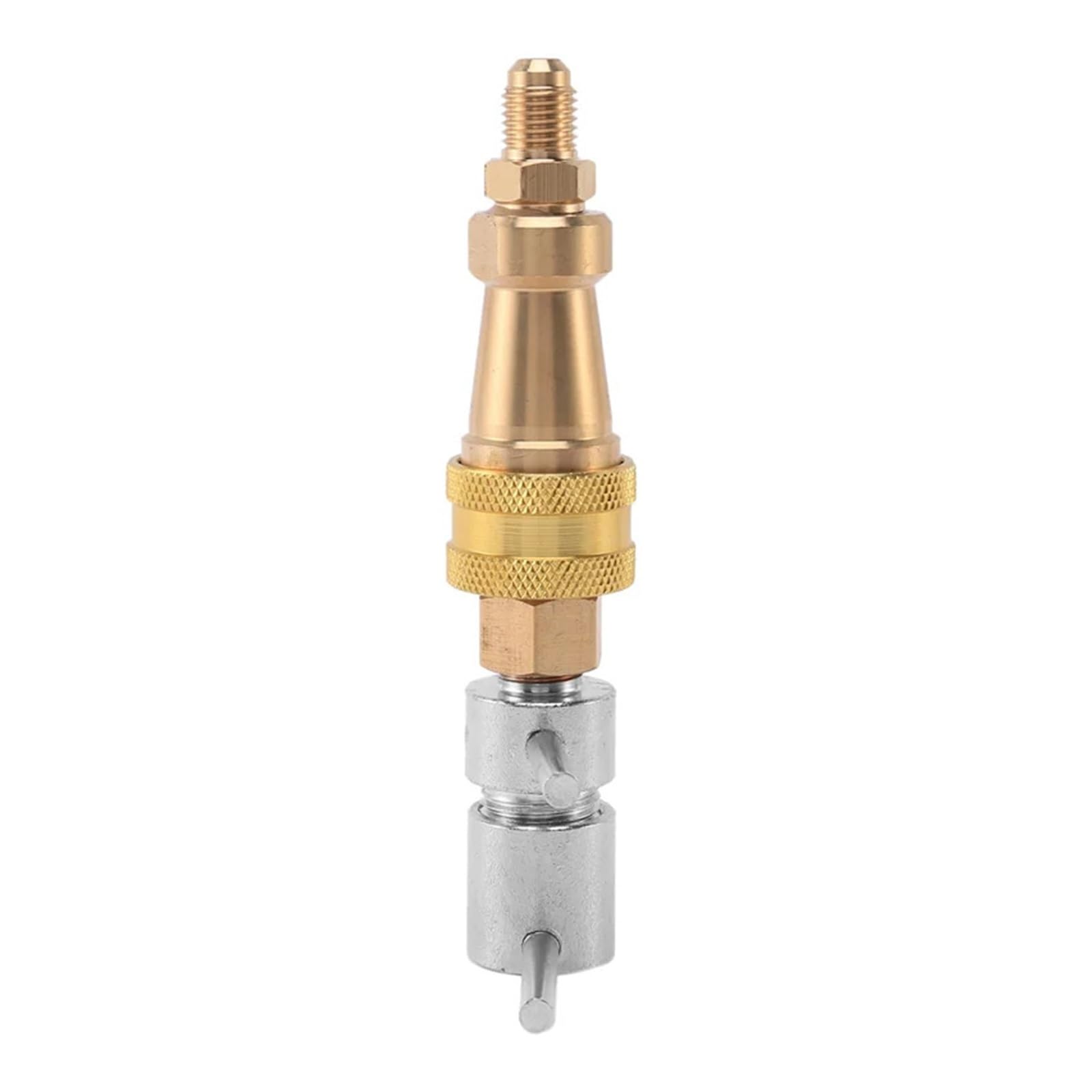 Compatibile con idropulitrice ad alta pressione, connettore in ottone con attacco rapido for frigorifero FNPT da 1,4 pollici, confezione da 5.