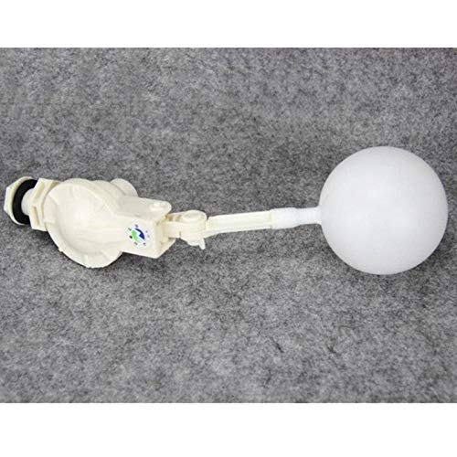 Herramientas de reparación de tuberías 3pcs 1/2" 3/4" 1" rosca macho de la válvula de esfera flotante varilla larga ajustable ABS de nivel de agua del tanque del acuario Torre de refrigeración con Nut