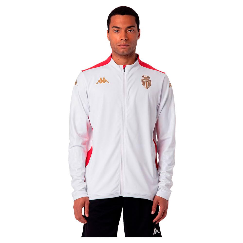 Kappa ARUN PRO 8 MONACO SWEAT ASM | MAN | SIZE 2XL | WHITE/RED