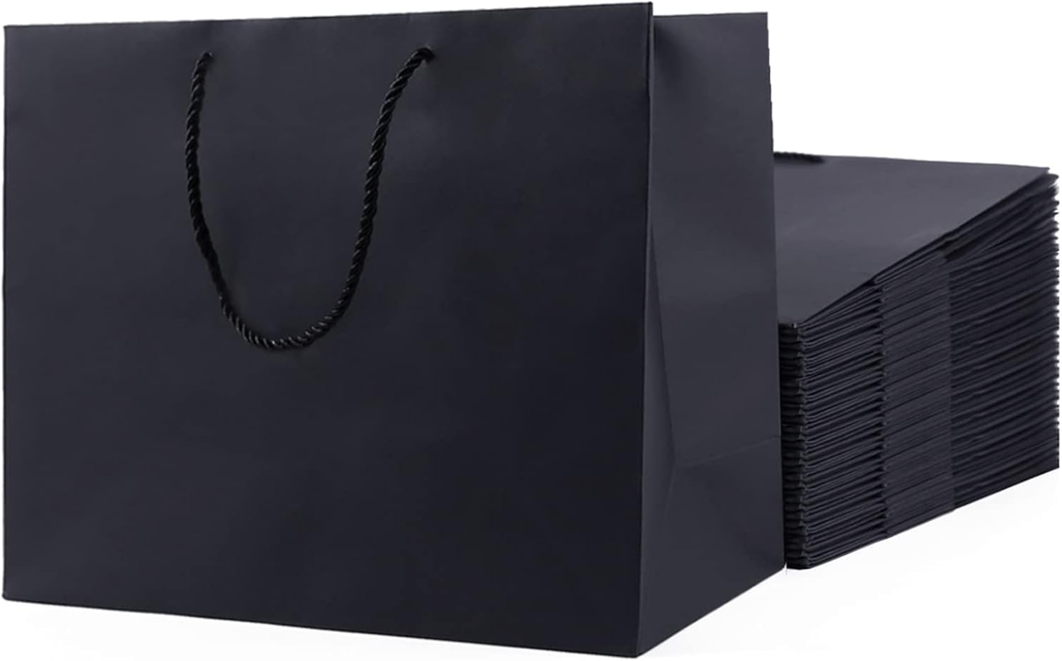 SHIPKEY 20 Pack Extra Large Gift Bags 16x6x12inch Black
