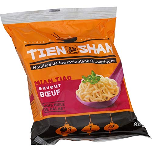 TIEN SHAN - Nouilles Boeuf 85G - Lot De 4 - Livraison Gratuite Cover