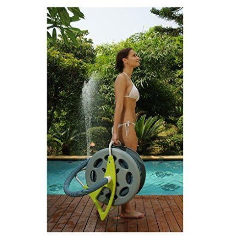 Enrouleur de tuyau à rouleau pour tuyaux spiralés Piscine Geos K836CBX/GRN Kokido